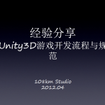 Unity3D游戏开发流程与规范_游戏开发教程