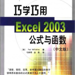 巧学巧用Excel+2003公式与函数_电脑办公教程