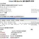 Linux环境Apache服务器配置与管理图文教程_操作系统教程