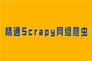 精通Scrapy网络爬虫系列视频