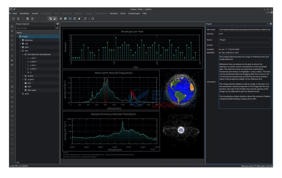 数据分析和可视化软件KDE LabPlot 2024