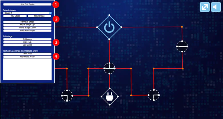 iFlow蓝色能量流动解锁益智休闲HTML5游戏源码V1.7.0