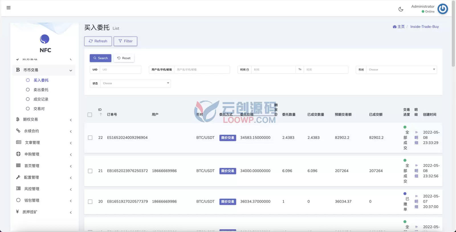 CoinMx全开源15国语言交易所源码/合约交易/期权交易/币币交易/申购/矿机/风控