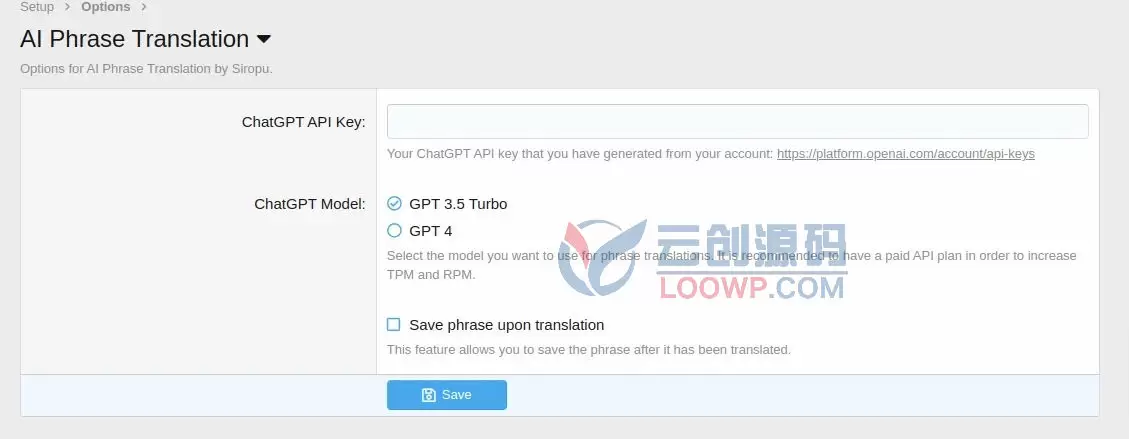 AI Phrase Translation基于ChatGPT短语翻译汉化Xenforo插件V1.0.3