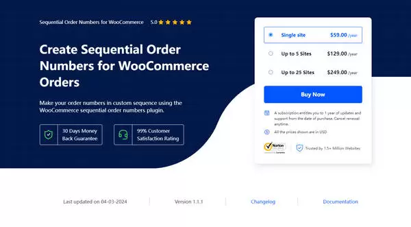 Sequential Order Numbers for WooCommerce By Webtoffee激活版V1.1.1