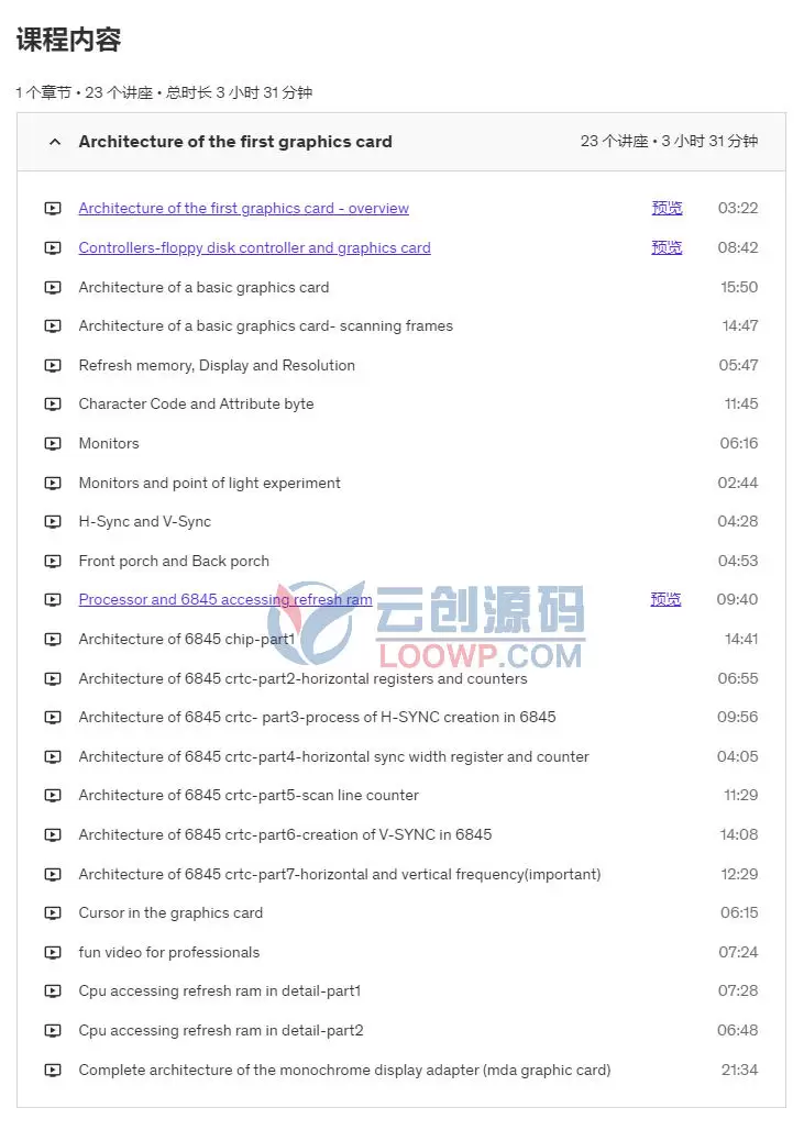 显卡进化史上首款独立显卡架构解析视频教程