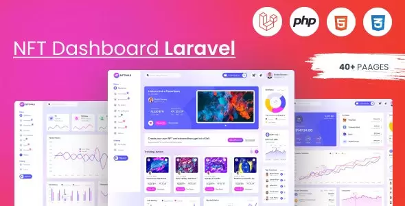 NFTDash加密收藏品NFT交易系统Laravel管理后台模板