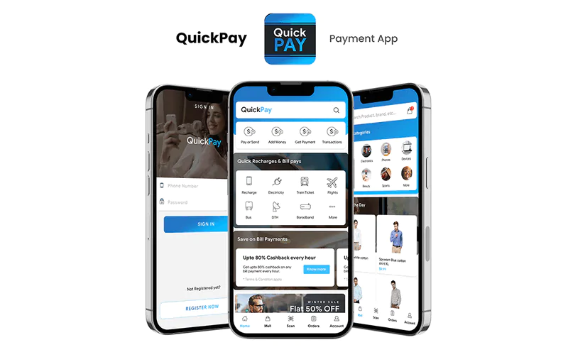 [3.0]QuickPay在线支付充值钱包系统IONIC工程APP应用UI设计模板