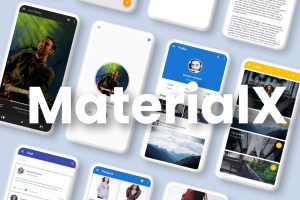 MaterialX安卓手机应用Material设计UI组件和源码V2.8