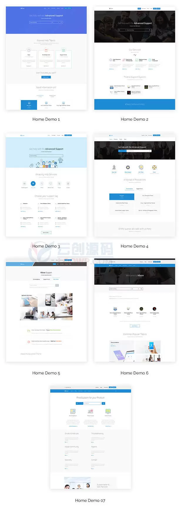 KBase含7首页产品文档和客户帮助中心WordPress主题V2.6