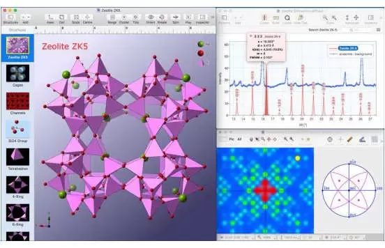 CrystalDiffract激活版V7.0.1.300 晶体分子结构示图软件