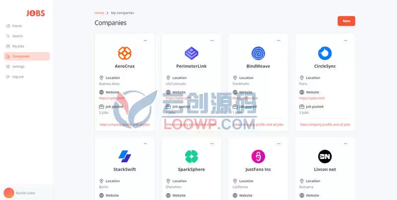 JobList多租户SaaS版企业招聘职位列表网站源码V1.1