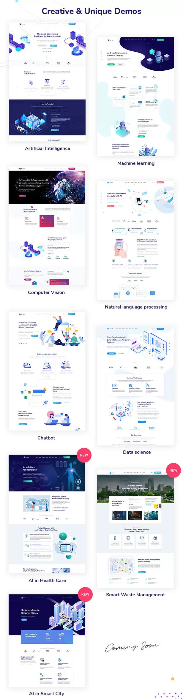 SmartLab人工智能AI初创项目启动网站WordPress主题V5.2.6