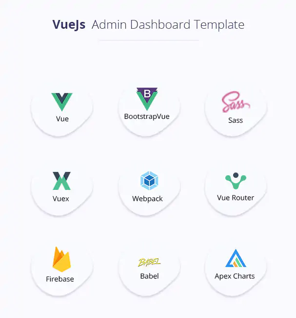 VueGull简约风格纯VueJS管理仪表板模板V2.5.0