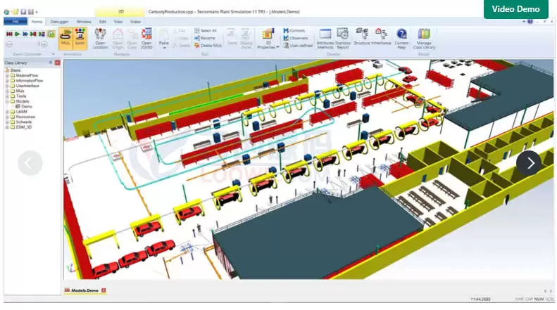 Siemens Tecnomatix Plant Simulation激活版V2302.0003 工厂仿真软件