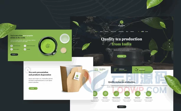 TeaPress茶叶和农副产品加工厂WordPress主题V1.2.5