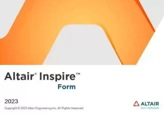 Altair Inspire Form激活版2023.1 冲压仿真软件