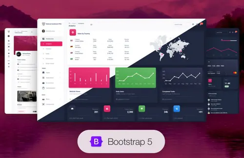 MatDash Pro含300+元素Material风格Bootstrap5仪表盘模板V3.0.5