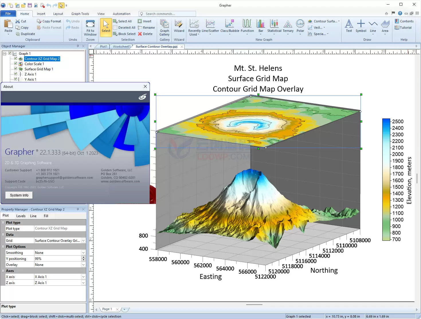 数据图表绘制软件Golden Software Grapher激活版V22.1.333