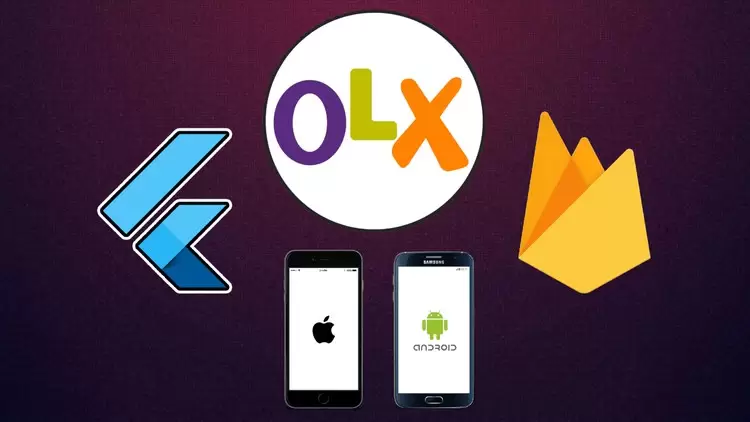 Flutter+Firebase仿OLX买卖交易平台购物APP开发视频教程