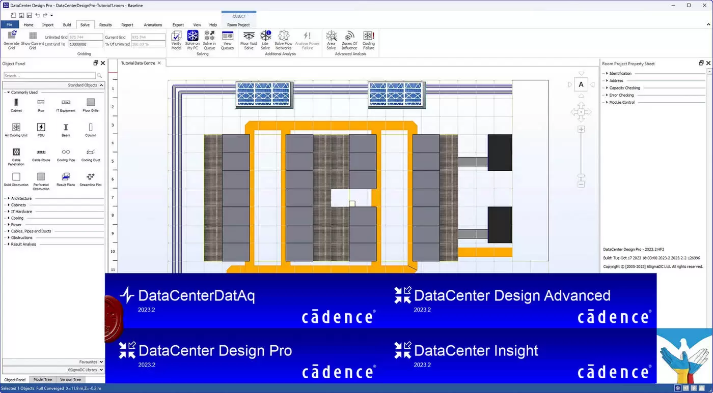 6SigmaDCX DataCenter Design Pro激活版 2023.2 HF4 数据中心仿真软件