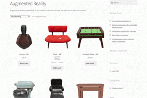 AR增强现实驱动3D产品查看器WordPress插件WooAR汉化版V1.2.2