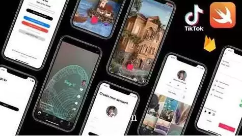 iOS16 & Swift 5仿抖音TikTok短视频直播应用APP开发视频教程