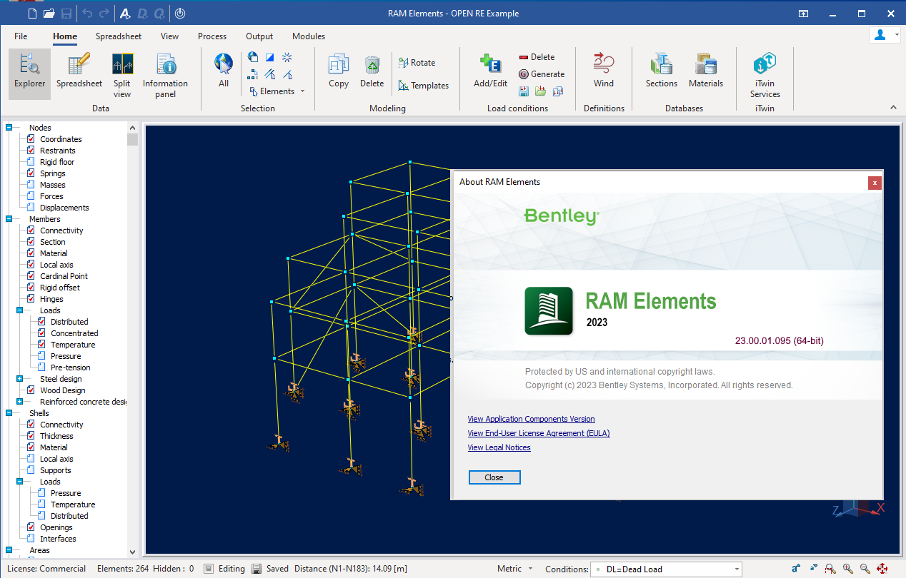 钢筋混凝土构件分析设计软件RAM Elements 2023激活版V23.00.01.095