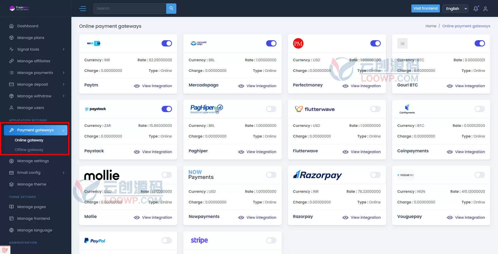 股票外汇和加密货币交易跟投信号订阅PHP网站源码V4.0