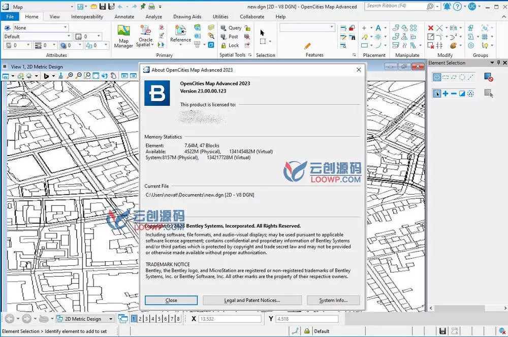 OpenCities Map Advanced 2023激活版V23.00.00.123