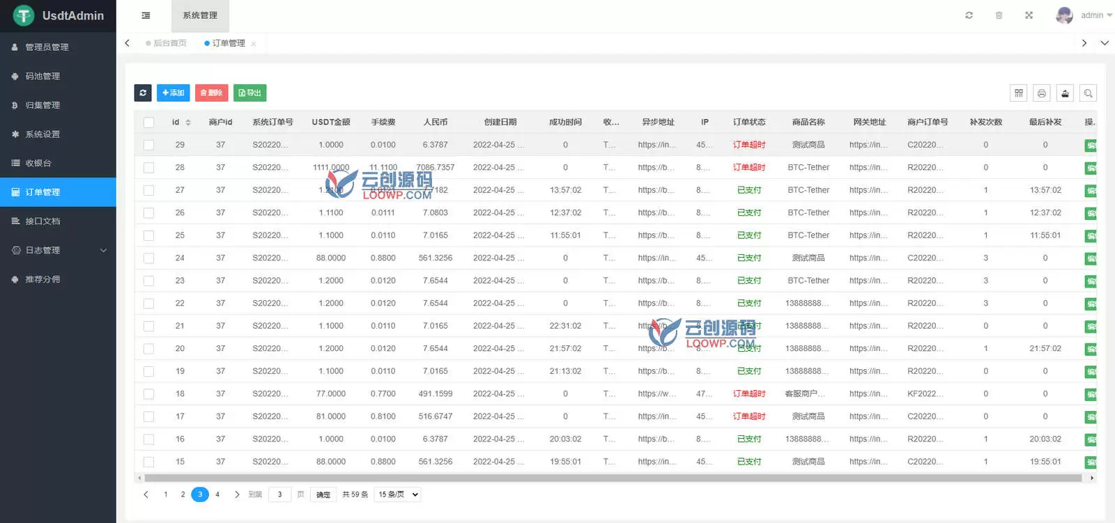 TRC20加密货币USDT支付收款系统网站源码 对接钱包自动回调 带详细文档