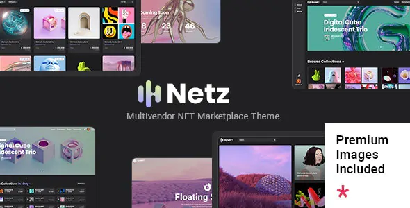 多商户区块链NFT艺术品销售市场WordPress主题Netiz汉化版1.0.1