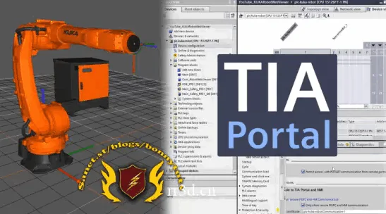 TIA PORTAL中基于KUKA Robot自动化系统构建视频教程