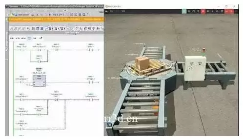 Siemens Tia Portal快速分拣包装工厂IO编程仿真训练视频教程