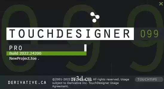 TouchDesigner Pro激活版V2023.11600 3D可视化开发软件