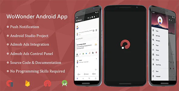 [3.2.2]Wowonder Android Application社交媒体系统Wowonder配套安卓端原生APP源码