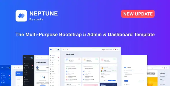 【looNeptune 1.2.1】多用途 BOOTSTRAP 5 管理仪表板模板