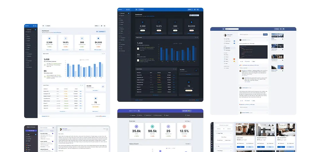 looDashmix管理仪表板模板和LARAVEL 8启动套件V5.1