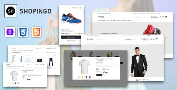 【looShopingo 1.0】Bootstrap 5多用途电子商务网站HTML5模板