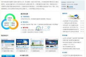 SEO服务公司网站源码 网络设计推广企业网站CMS织梦模板