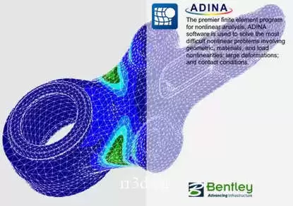 ADINA Ultimate 2023激活版V23.00.01.16 非线性仿真软件