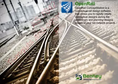 铁路设计软件OpenRail ConceptStation CE激活版V10.00.16.84