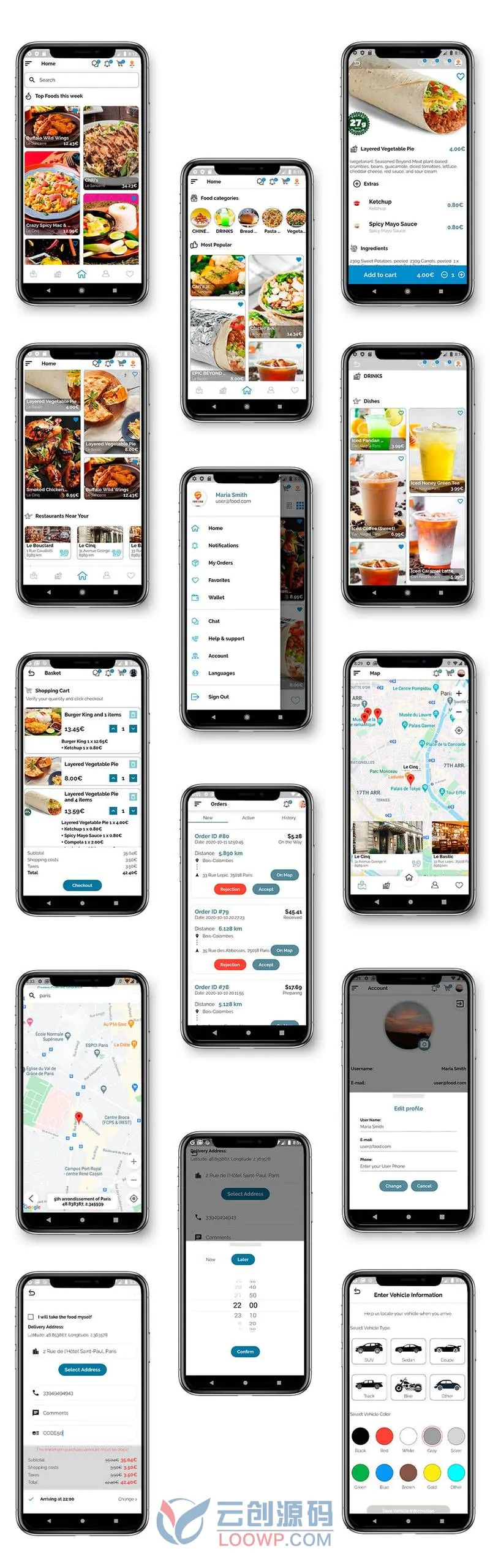 MFood多餐厅点餐订餐外卖送餐Flutter全套应用APP源码V2.1.1(用户+骑手+商家端APP|Android+iOS+Web三端)