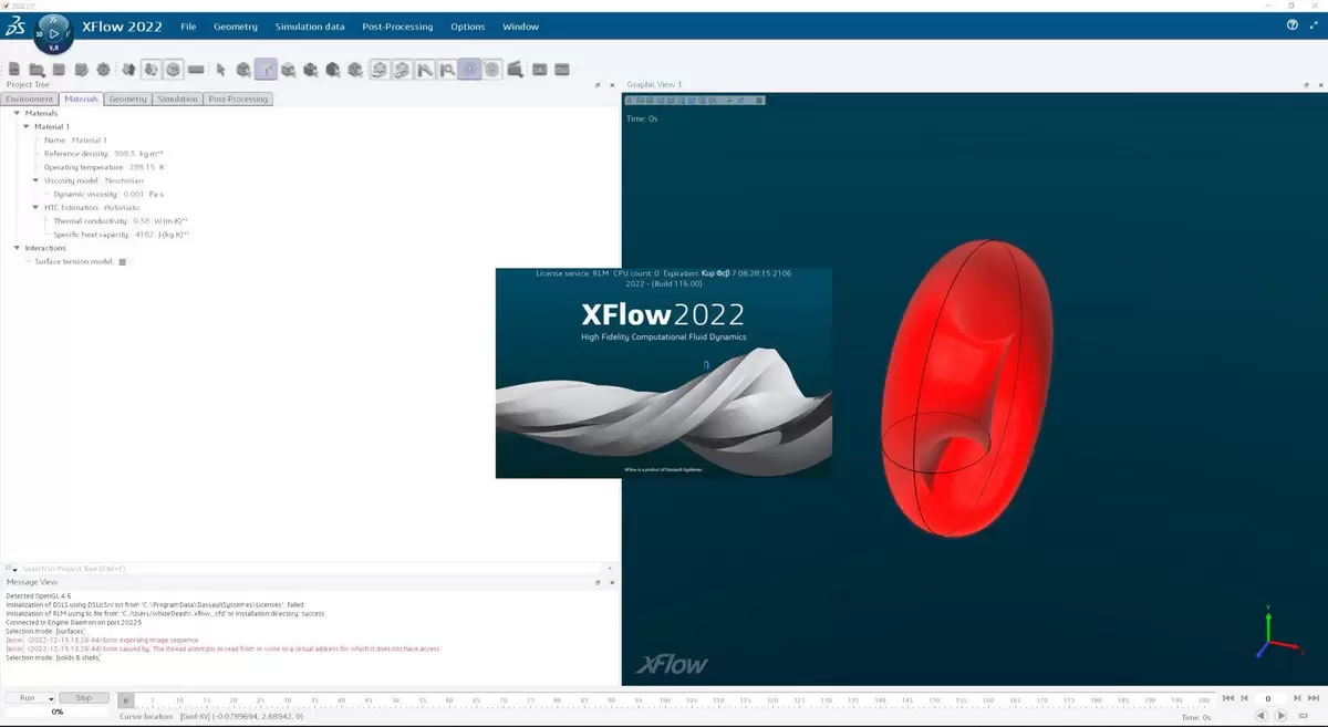 流体动力学模拟软件DS Simulia XFlow激活版 2022 Build 116.00 x64