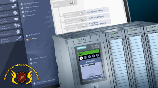 Siemens Tia Portal V15 – SIMATIC S7-1500 PLC工业自动化编程零基础入门进阶视频教程