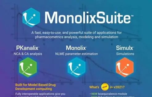 药物开发建模仿真软件monolix Suite激活版 2021R2 (x64)