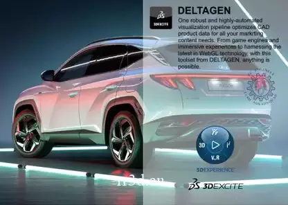 实时交互3D可视化软件DS 3DEXCITE DELTAGEN激活版 2022x