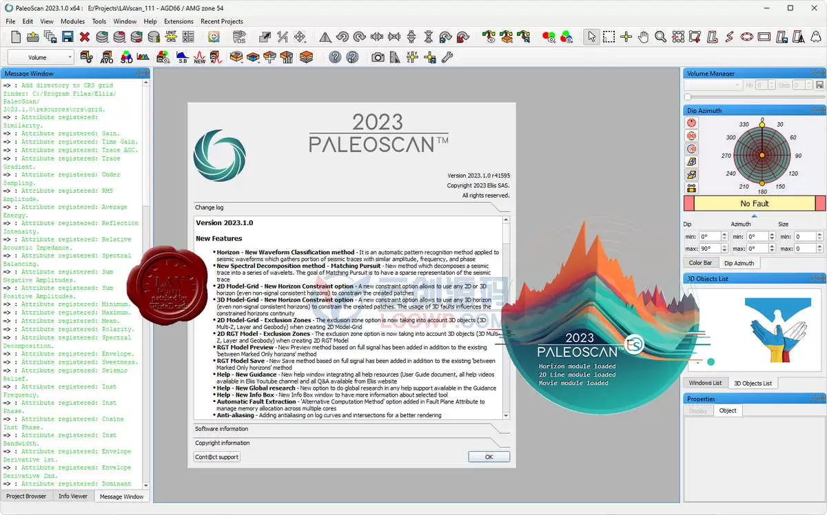 Eliis PaleoScan激活版V2023.1.1 地震建模分析软件