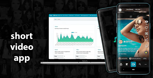 仿TiKTok和Dubsmash短视频分享系统Android应用APP源码带后端V1.0.6 短视频社交系统APP源码