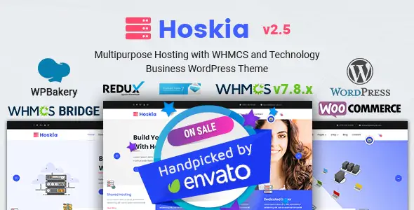 Hoskia虚拟主机租赁网站托管类WordPress主题V3.5